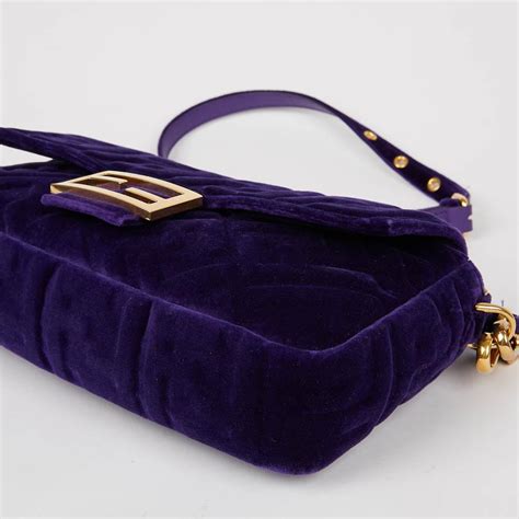 fendi baguette violet|Fendi baguette size chart.